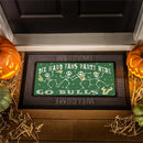 University of South Florida Flocked Coir Halloween Sassafras Switch Mat, 22"x10"