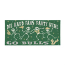 University of South Florida Flocked Coir Halloween Sassafras Switch Mat, 22"x10"