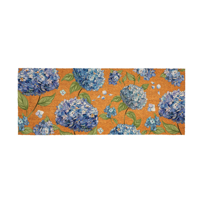 Hydrangea Haven Coir Mat, 60"x24"