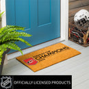 Carolina Hurricanes 2026 Stanley Cup Champions 28"x16" Full Color Coir Doormat