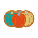 Hello Fall Pumpkin & Leaves Shaped Coir Mat