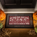 Mississippi State University Flocked Coir Halloween Sassafras Switch Mat, 22"x10"