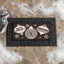 Chicago White Sox Holiday Flocked Coir Sassafras Switch Mat, 22"x10"