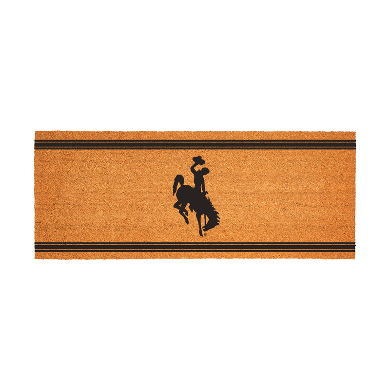 University of Wyoming Extra Large One Color Coir Mat, 60"x24"