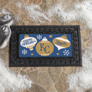 Kansas City Royals Holiday Flocked Coir Sassafras Switch Mat, 22"x10"