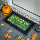 University of Oregon Flocked Coir Halloween Sassafras Switch Mat, 22"x10"