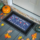 Texas Rangers Flocked Coir Halloween Sassafras Switch Mat, 22"x10"