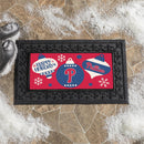 Philadelphia Phillies Holiday Flocked Coir Sassafras Switch Mat, 22"x10"