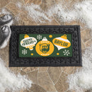 Baylor University Holiday Flocked Coir Sassafras Switch Mat, 22"x10"