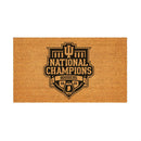 Indiana University, Div 1 Champs, Coir Mat, One Color