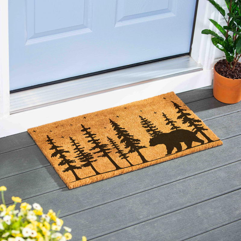 High Country Wilderness Coir Mat, Bear, 28"x16"