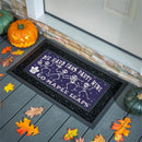 Toronto Maple Leafs Flocked Coir Halloween Sassafras Switch Mat, 22"x10"
