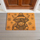 Holly Homestead Highland Cow Coir Mat, 36"x24"
