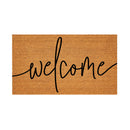 Coastal Coir Mat Welcome 28x16"