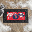 Boston Red Sox Holiday Flocked Coir Sassafras Switch Mat, 22"x10"