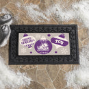 Texas Christian University Holiday Flocked Coir Sassafras Switch Mat, 22"x10"
