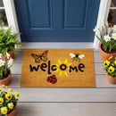 Cottage Garden Welcome Friends Coir Mat