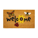 Cottage Garden Welcome Friends Coir Mat