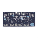 University of North Carolina Flocked Coir Halloween Sassafras Switch Mat, 22"x10"