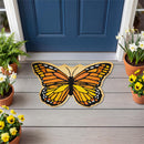 Stained Glass Butterfly Coir Mat