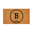 Coastal Coir Mat Nautical Monogram 28x16"
