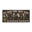 Vegas Golden Knights Flocked Coir Halloween Sassafras Switch Mat, 22"x10"