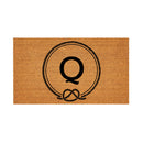 Coastal Coir Mat Nautical Monogram 28x16"