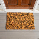 Harvest Blossom Jacobean Pumpkin Coir Mat, 36"x24"