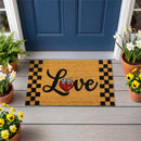 Hello Love Heart Coir Mat
