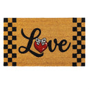 Hello Love Heart Coir Mat