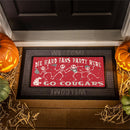Washington State University Flocked Coir Halloween Sassafras Switch Mat, 22"x10"