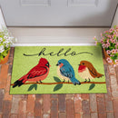 Feathered Spring Friends Coir Mat