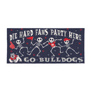Fresno State Flocked Coir Halloween Sassafras Switch Mat, 22"x10"