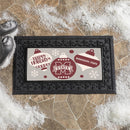 Mississippi State University Holiday Flocked Coir Sassafras Switch Mat, 22"x10"