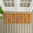 What She Shed Butterfly Family, Coir Mat, 60"x24"