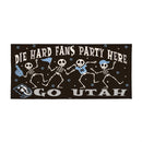 Utah Hockey Club Flocked Coir Halloween Sassafras Switch Mat, 22"x10"