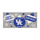 University of Kentucky Holiday Flocked Coir Sassafras Switch Mat, 22"x10"