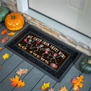 San Francisco 49ers Flocked Coir Halloween Sassafras Switch Mat, 22"x10"
