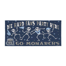 Old Dominion University Flocked Coir Halloween Sassafras Switch Mat, 22"x10"