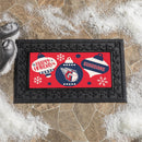 Cleveland Guardians Holiday Flocked Coir Sassafras Switch Mat, 22"x10"
