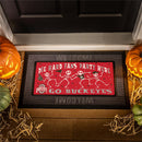 Ohio State University Flocked Coir Halloween Sassafras Switch Mat, 22"x10"
