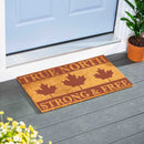 Canada Strong True North Coir Mat, Strong & Free, 28"x16"