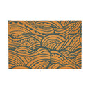 Blue Coastal Make Waves Coir Mat, 36"x24"