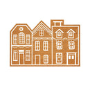 Heartfelt Cheer Gingerbread House Shaped Coir Mat