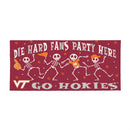 Virginia Tech Flocked Coir Halloween Sassafras Switch Mat, 22"x10"