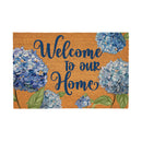 Hydrangea Haven Coir Mat, 36"x24"