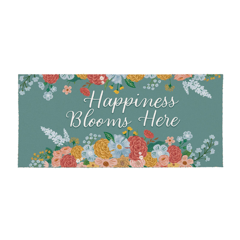 What She Shed Birds, Flocked Coir Sassafras Switch Mat 22"x10"