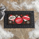 Detroit Red Wings Holiday Flocked Coir Sassafras Switch Mat, 22"x10"