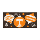 University of Tennessee Holiday Flocked Coir Sassafras Switch Mat, 22"x10"