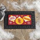 University of Southern California Holiday Flocked Coir Sassafras Switch Mat, 22"x10"